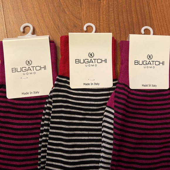 SOLD NWT 3-Pack of Bugatchi Dress Socks - Picture 2 of 4
